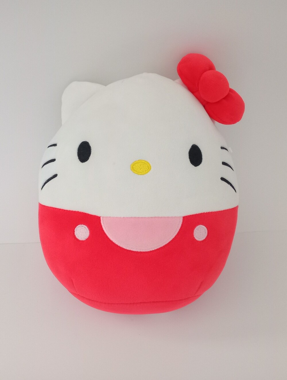 Hello Kitty Squishmallows Sanrio 2024 Red Pink Plush Stuffed Toy